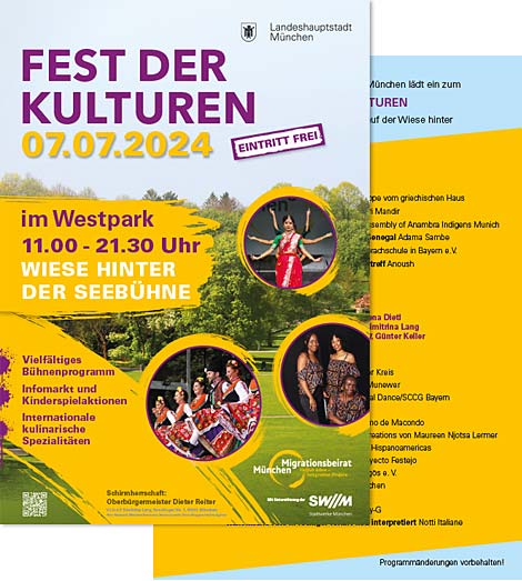Fest der Kulturen 2024 Plakat Flyer