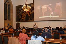 Wahlinformationsveranstaltung von MORGEN e.V., Migrationsbeirat, GOROD und dem städtischen Wahlamt am 16. November 2022 im Neuen Rathaus.