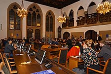 Wahlinformationsveranstaltung von MORGEN e.V., Migrationsbeirat, GOROD und dem städtischen Wahlamt am 16. November 2022 im Neuen Rathaus.