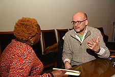 Wahlinformationsveranstaltung von MORGEN e.V., Migrationsbeirat, GOROD und dem städtischen Wahlamt am 16. November 2022 im Neuen Rathaus.